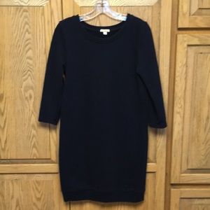 Gap 3/4 sleeve navy sweater dress